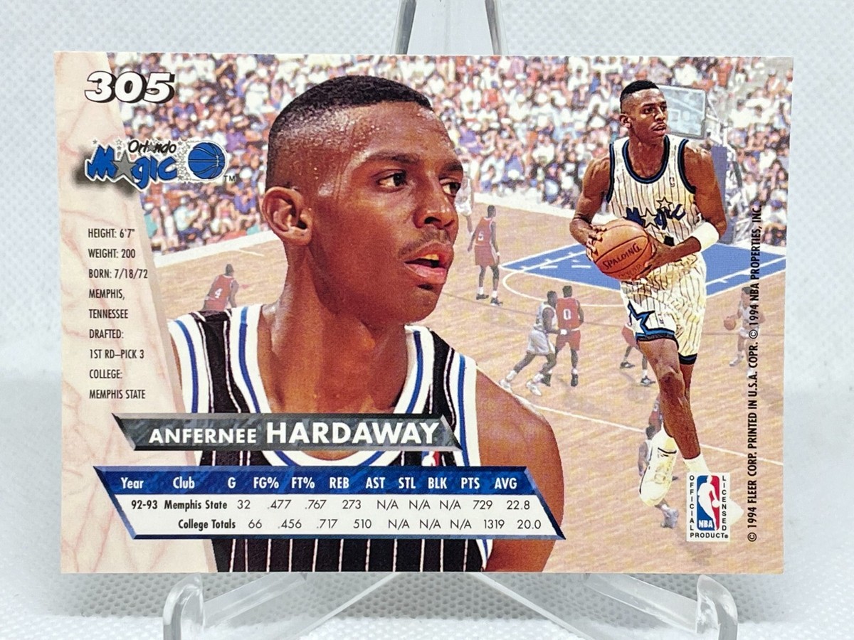 Anfernee Hardaway 1993-94 Fleer Ultra #305 Rookie Card | eBay