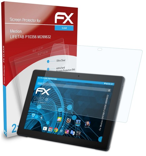 Dipos 2x Pellicola Protettiva Flessibile Per Medion LifeTab P10506 - Vetro Rinforzato 9H Anti-Urto, Anti-Impronta, Made In Germany - 5