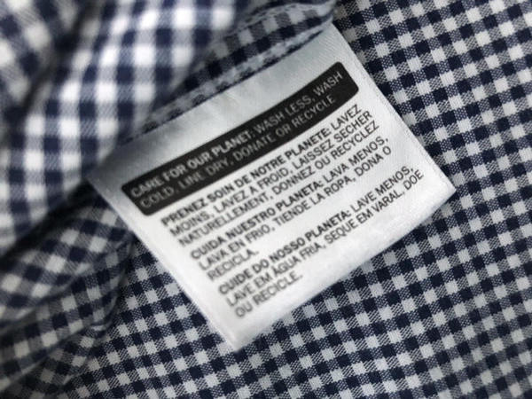 DOCKERS  EUC Button-Down Blue White Check Cotton … - image 8