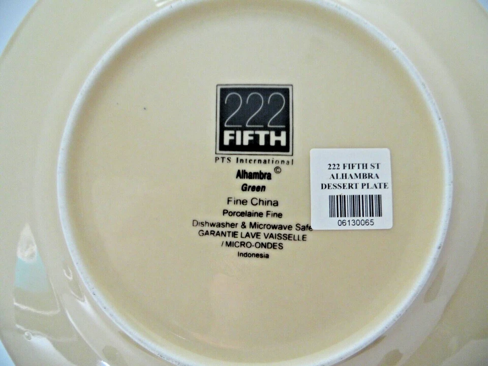 PTS International 222 quinto plato de ensalada/postre Alhambra Foto 3 de 3