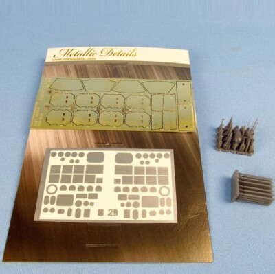 Boeing B-29, Exterior Details (for Revel, Monogram) 1:48 Photoetch, 3D-Printed