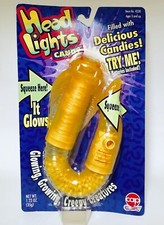 Vintage Gold 1998 Cap Toys LUCI TESTA Bubble Gum contenitore caramelle COBRA