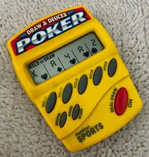 Radical Sports Draw and Deuces Poker Handheld Pocket Game, Model: 3414
