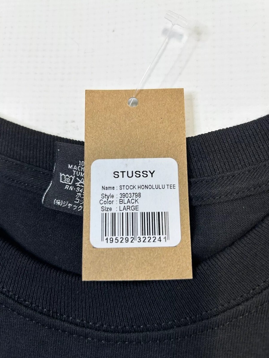 Stussy Honolulu Chapter Exclusive Black Tee T Shirt Size