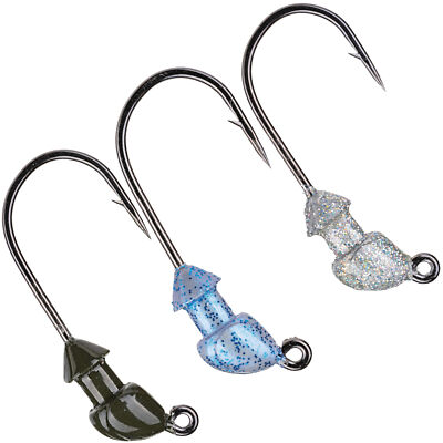 Strike King Baby Squadron Swimbait Jig Head - 3 Jigköpfe, Köpfe für Gummiköder