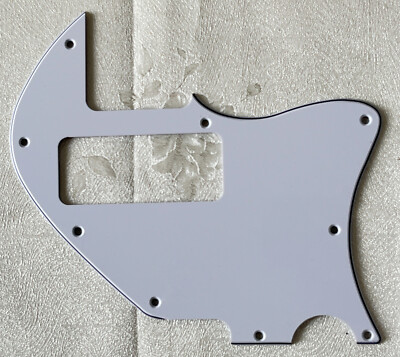Custom For Merle Haggard f Hole Telecaster P90 Guitar Pickguard White