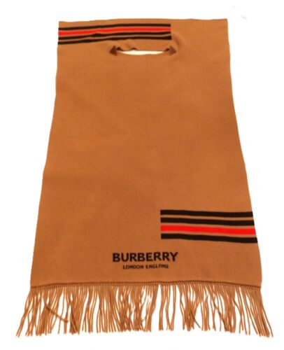 Burberry London Cashmere-Wool Scarf Poncho - Picture 1 of 9