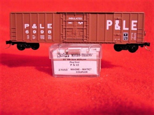 KD 27059-1 (KIT-sin caja) P&LE 50' Plug Door Rib Side Box Car #6998 'NUEVO' ESCALA N | Zustand: New