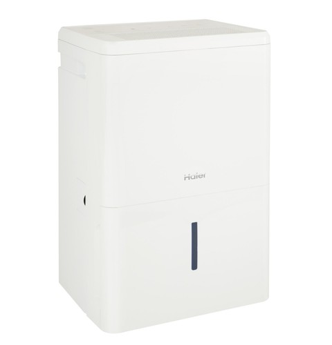 Haier 50-Pint 3-Speed LED Digital Controls Portable Dehumidifier, White - Picture 2 of 3