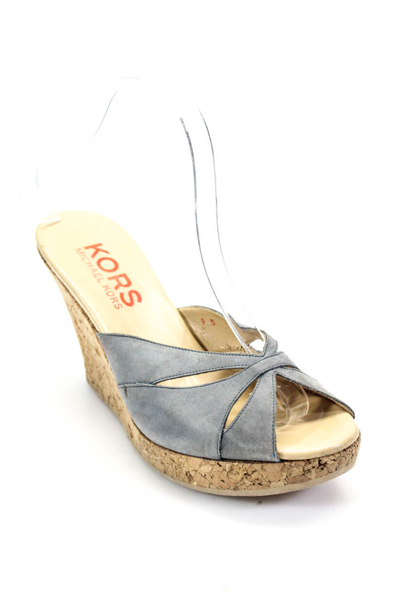 KORS Michael Kors Women's Open Toe Wedge Beige Size 9 | eBay