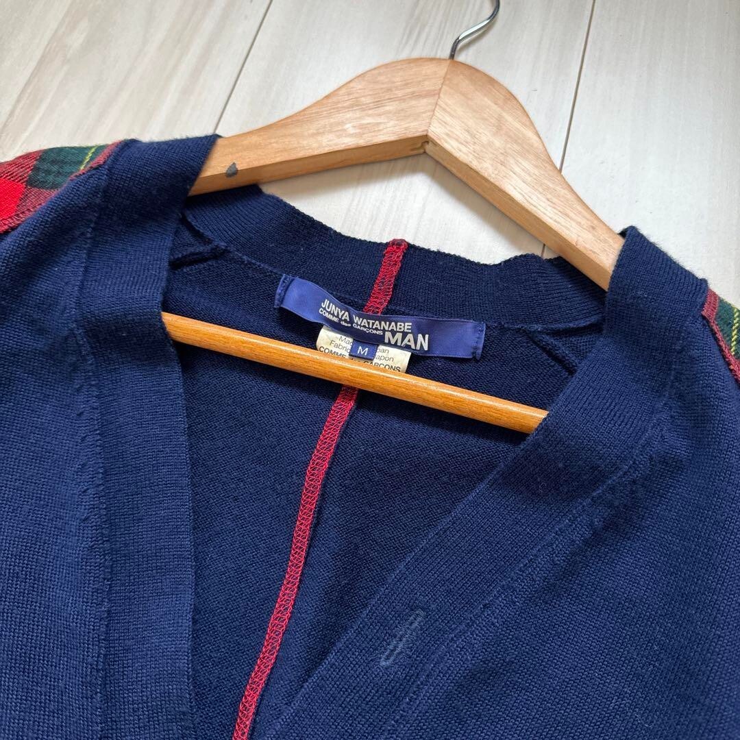 JUNYA WATANABE COMME DES GARÇONS カーディガン JUNYA WATANABE MAN ポケット切替カーディガン