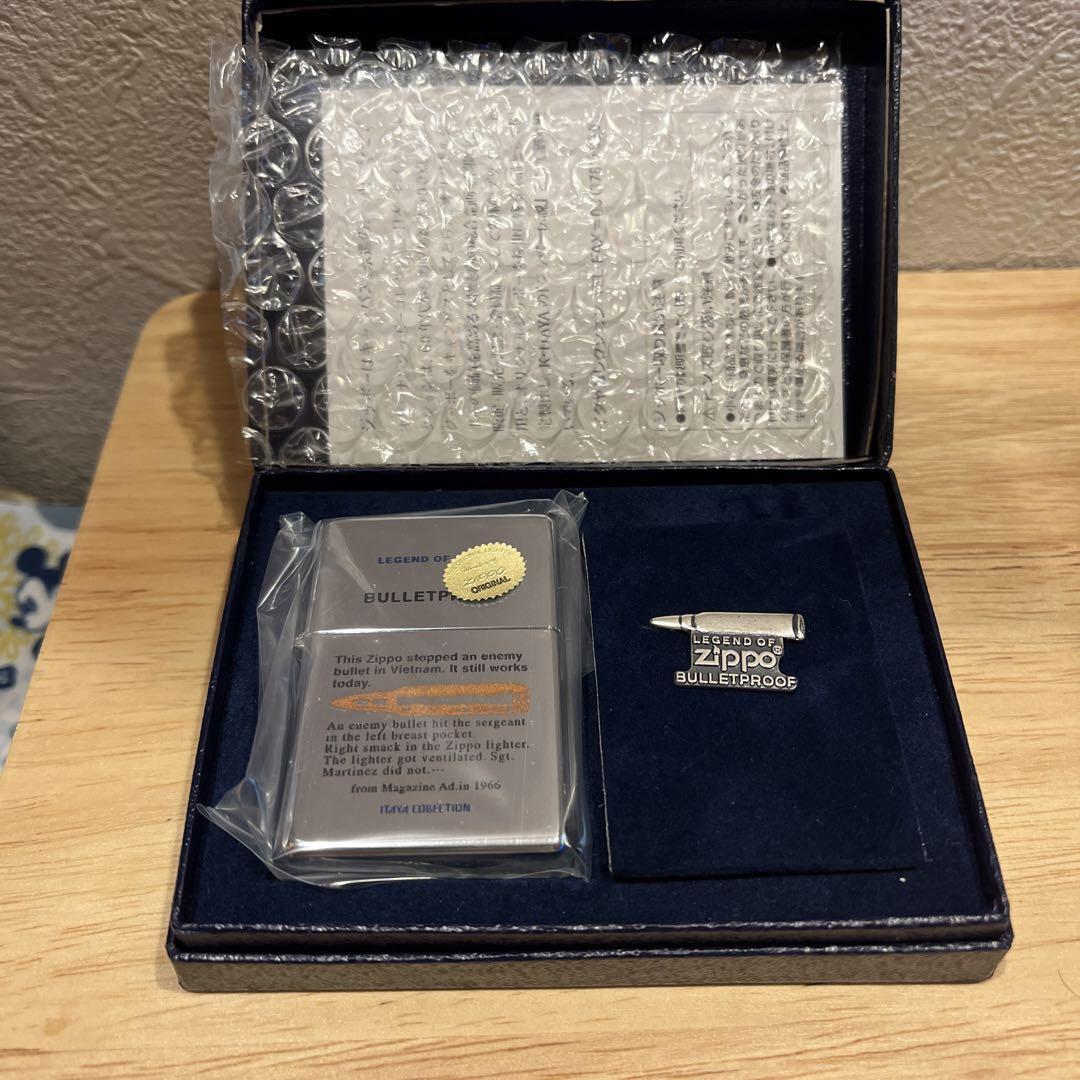 Zippo lighter BULLETPROOF ITAYA collection unused item