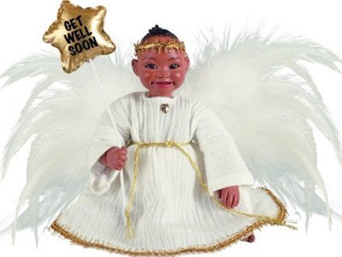 Angel Aurora Afro African American  New Porcelain Baby Girl Doll