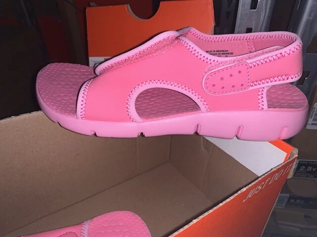 Nike Sunray Adjust 4 GS PS taglia:37 5 sandali ciabatte da bagno rosa chiusura a catena nuovi