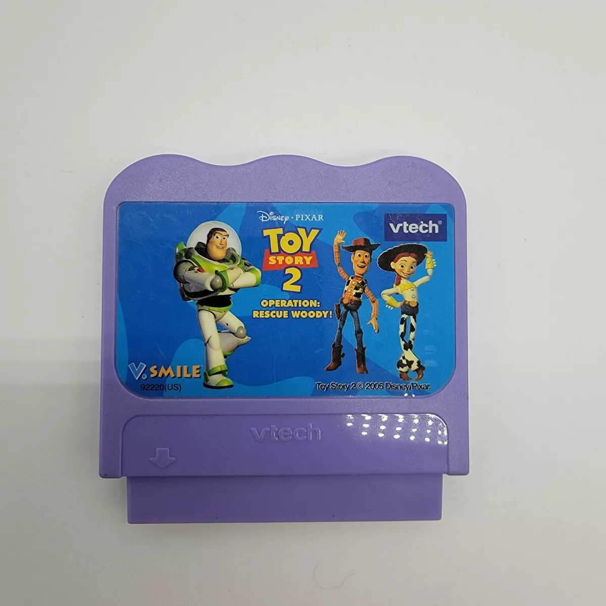 Vtech V.Smile DISNEY Toy Story 2 Cartridge Kids Video Game - Op Rescue  Woody 