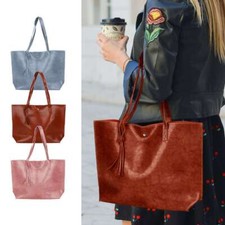 Large Women Leather Handbags Shoulder Bag Tote Purse Messenger Satchel Crossbody