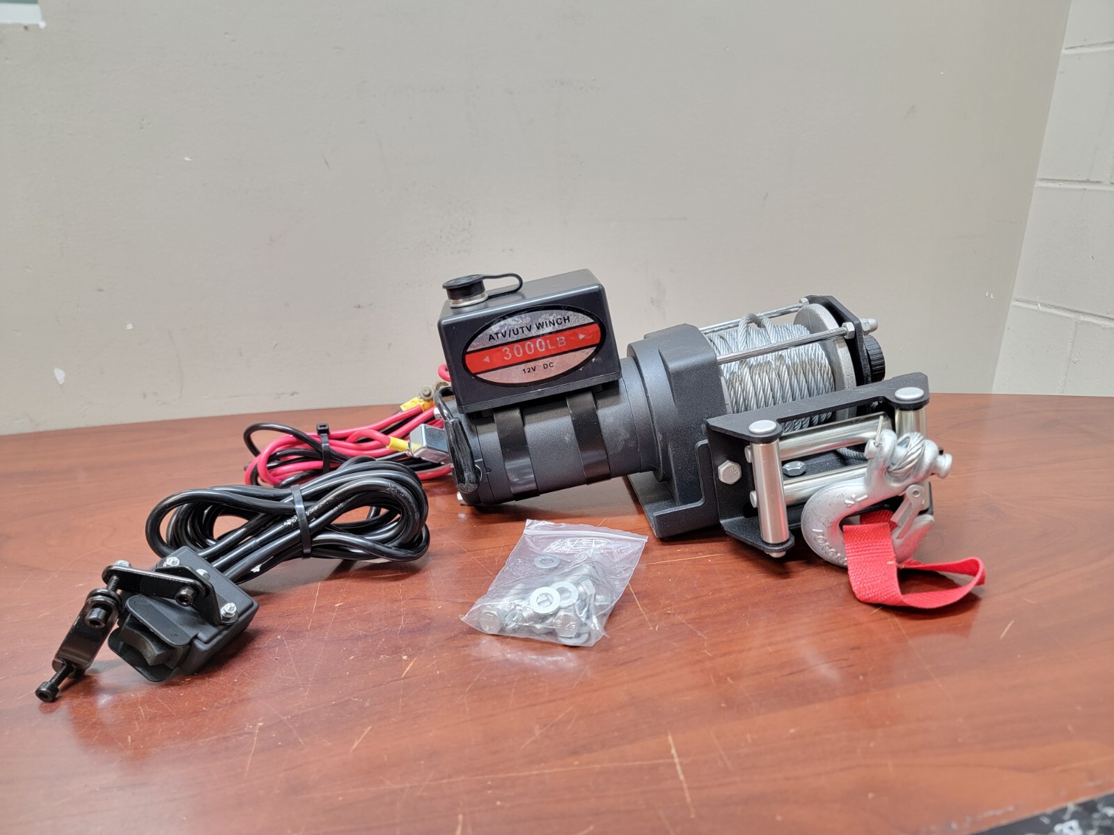 BackRoads 3000lb 1.5HP 12V ATV Winch cx eBay
