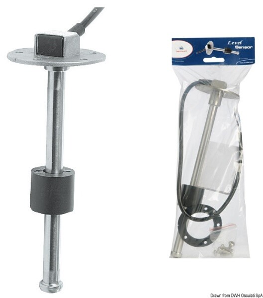 Galleggiante verticale 36 cm inox 240/33 Ohm - 27.160.36