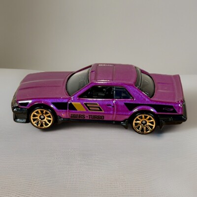 2017 Hot Wheels '82 Nissan Skyline R30 Purple No 6 Diecast 1:64