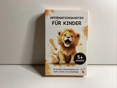 PROHUMANCE GMBH S123 Affirmationskarten für Kinder - 48 positive Glaubenssätze - NEU