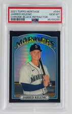 2021 Topps Heritage JARRED KELENIC RC Chrome Black Refractor 24/72 PSA 10 Rookie