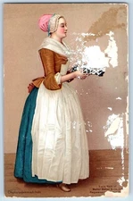 Pretty Woman Postcard Walter Baker & Co Dorchester MA Panama Pacific Expo