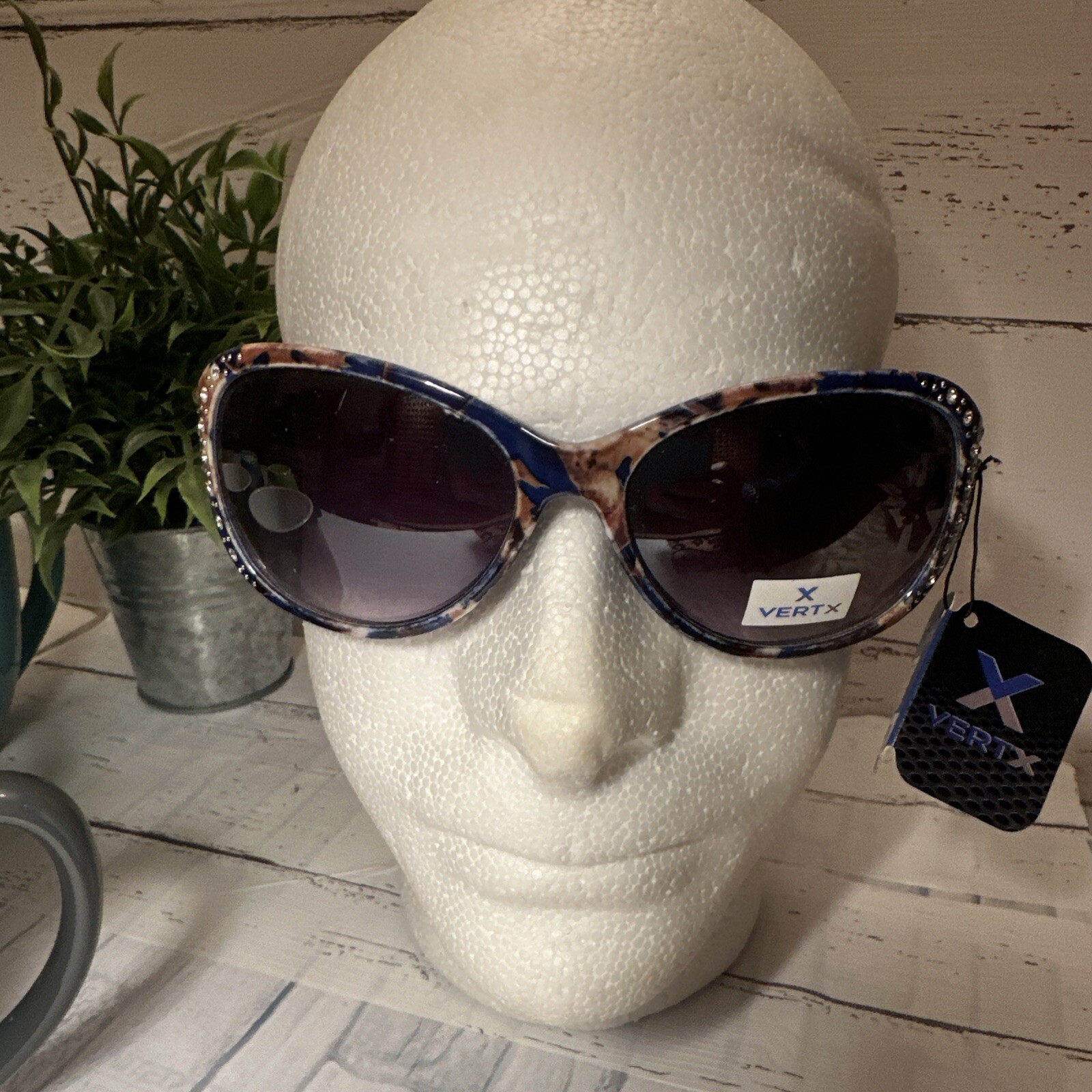 Vertex Sunglasses For Women Embellished  100% UVA & UVB NWT