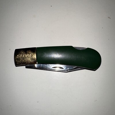 Vintage NEW SKOAL Tobacco Two Blade Pocket Knife Stainless Steel