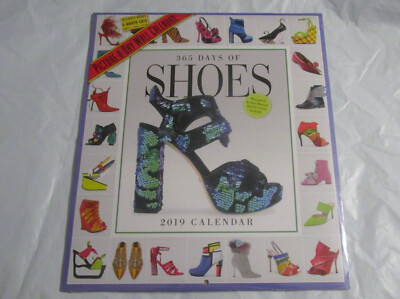 Factory Sealed 365 Days of Shoes Wall Calendar 2019 Picture A Day