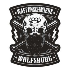 Aufkleber Wetterfest Waffenschmiede Wolfsburg Auto KFZ Tuning car Heizer Race 