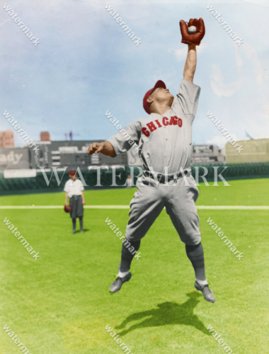 BS650 Hack Wilson & Chicago Cubs Baseball 8x10 11x14 16x20 Colorized Photo - Picture 1 of 1