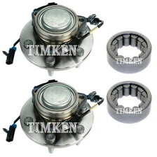 Front & Rear Wheel Bearings & Hubs Kit Timken For Express Savana 1500 RWD 09-14