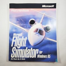Microsoft Flight Simulator 95 PC Game Pilot's Handbook Instruction Manual Only