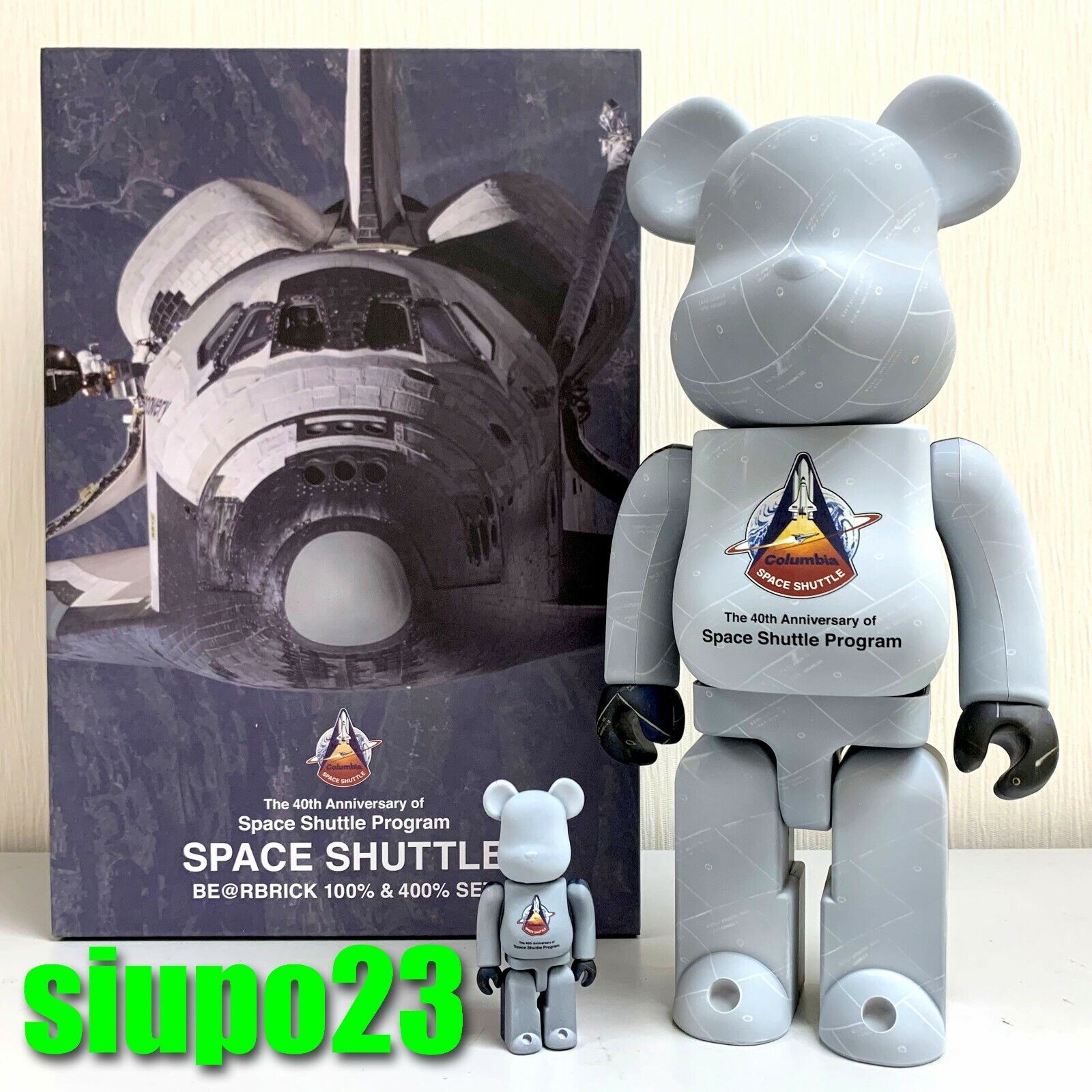 即発送】SPACE SHUTTLE BE@RBRICK 100%u0026400-