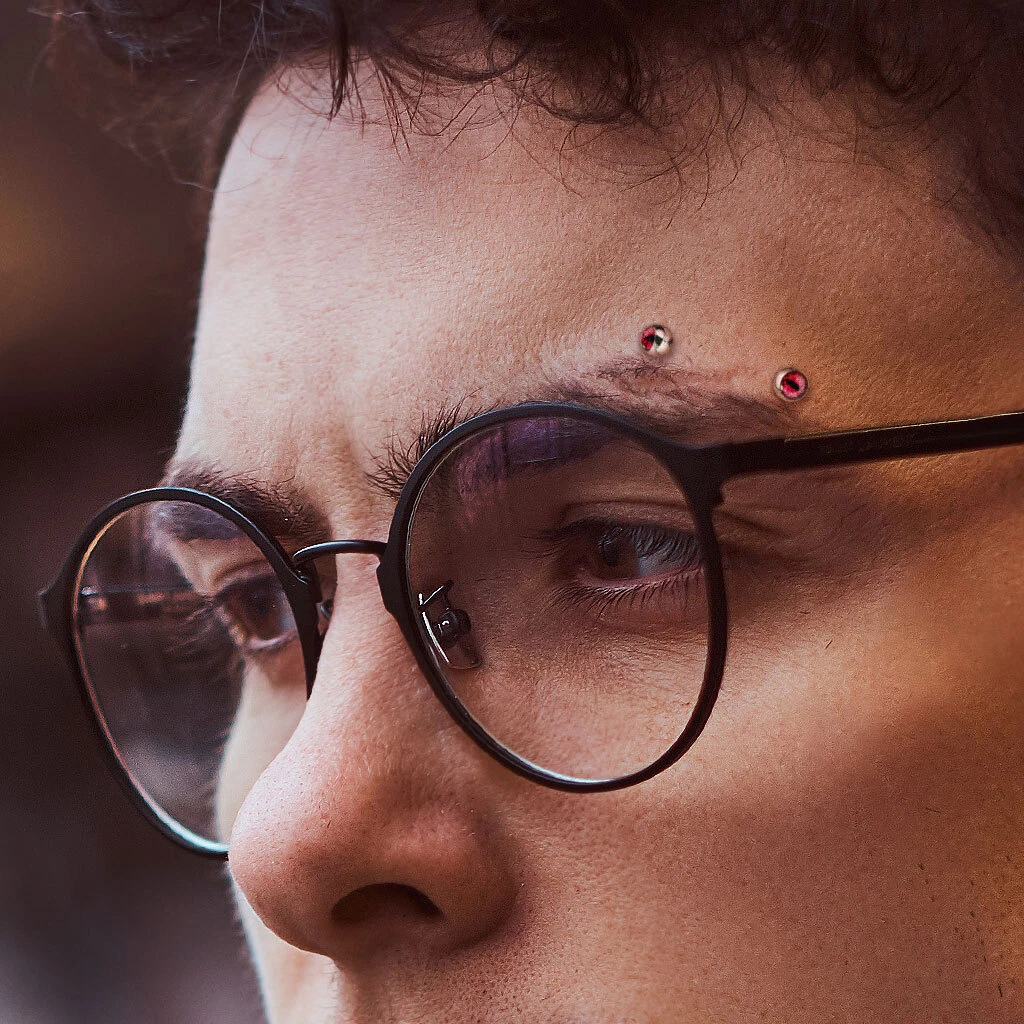 Snake eyebrow piercing sale