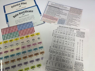 ALL IN ONE: 2025 FAR/AIM  POH TABs,  Oral Exam Study Poster, Complimentary Gifts