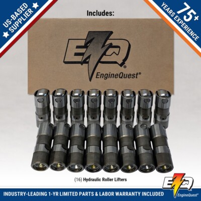 HYLIFT Hydraulic Roller Lifters Set 16 for Chevy 4.8 5.3 5.7 6.0 LS1 US-MADE