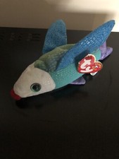 vintage ty beanie babies, 2001, propeller the fish