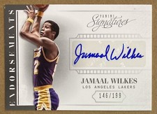 Jamaal Wilkes 2013-14 Panini Signatures Endorsements #/199 LAKERS HOF Auto