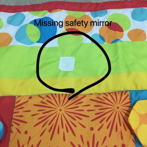 Faulty Jumbo Patchwork Play Space Baby Toddler Musical Activity Mat Gym 114x114 - Picture 3 of 9