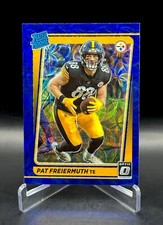 2021 Panini Donruss Optic - Rated Rookie Blue Scope Prizm #232 Pat Freiermuth