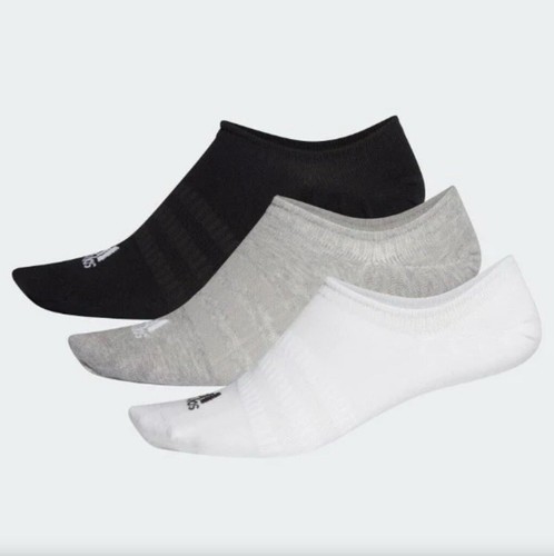 adidas Original No Show Socken Unisex - 3 Paar weiß/grau/schwarz XS (3-4,5) DZ9414 - Bild 2 von 2