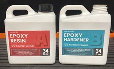 Crystal Clear Epoxy Resin Kit - 68OZ Easy to Use Resin for Art, Mold, Wood, Ect