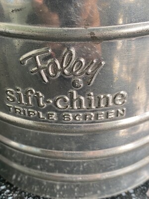 Vintage Foley Sift-Chine Flour Sifter Triple Screen
