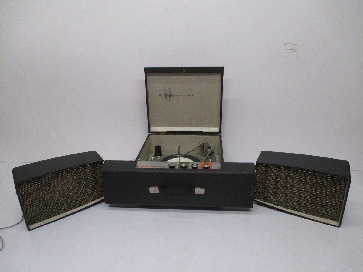 【dallafone】1960's Sears Pink and Ivory 1964 Silvertone Model 5039 Vacuum Tube AM