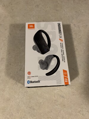 Authentic JBL Endurance Peak True Wireless Headphones - Black NEW