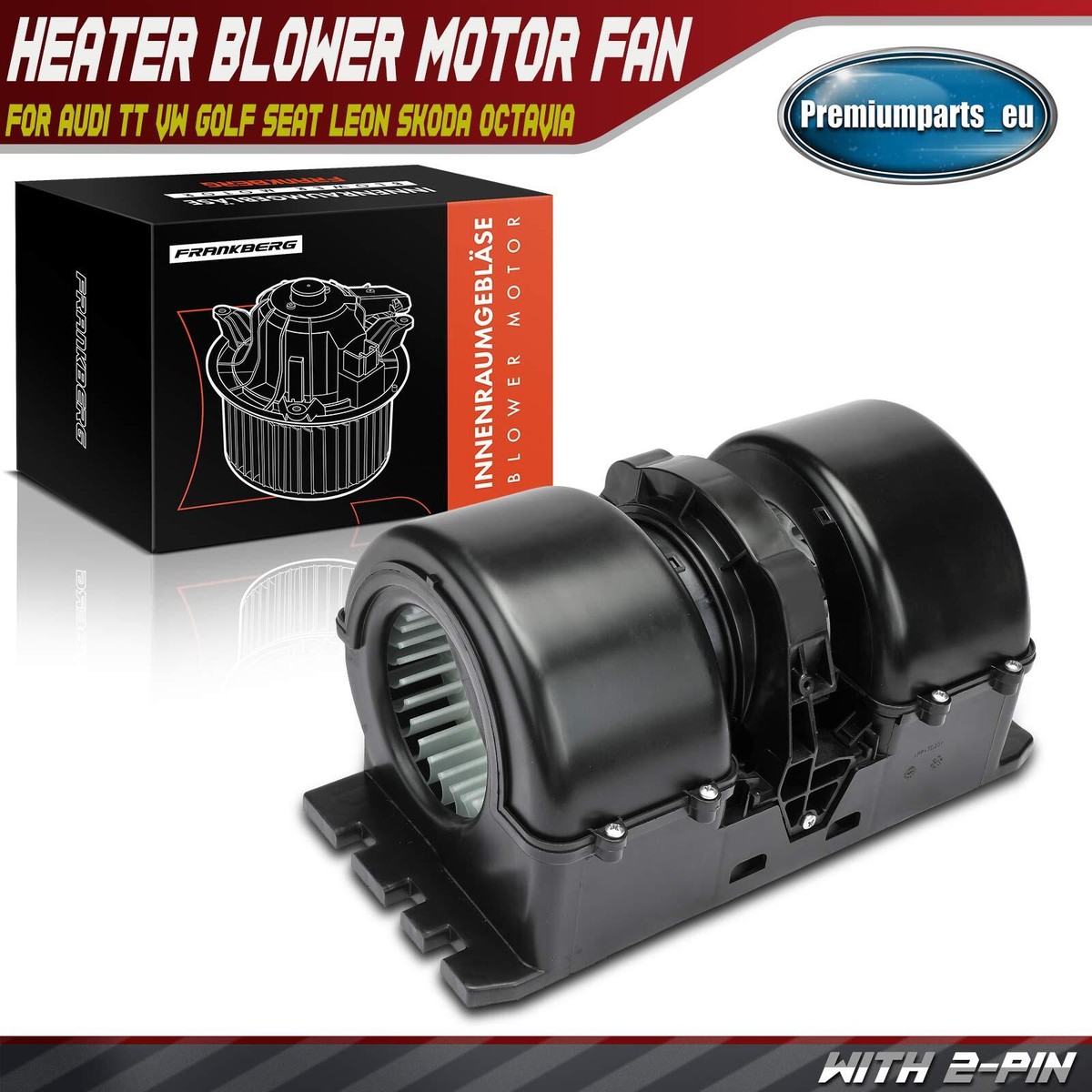 Heater Blower Motor Fan 24V for MAN TGA TGL TGM TGS TGX Brushless 