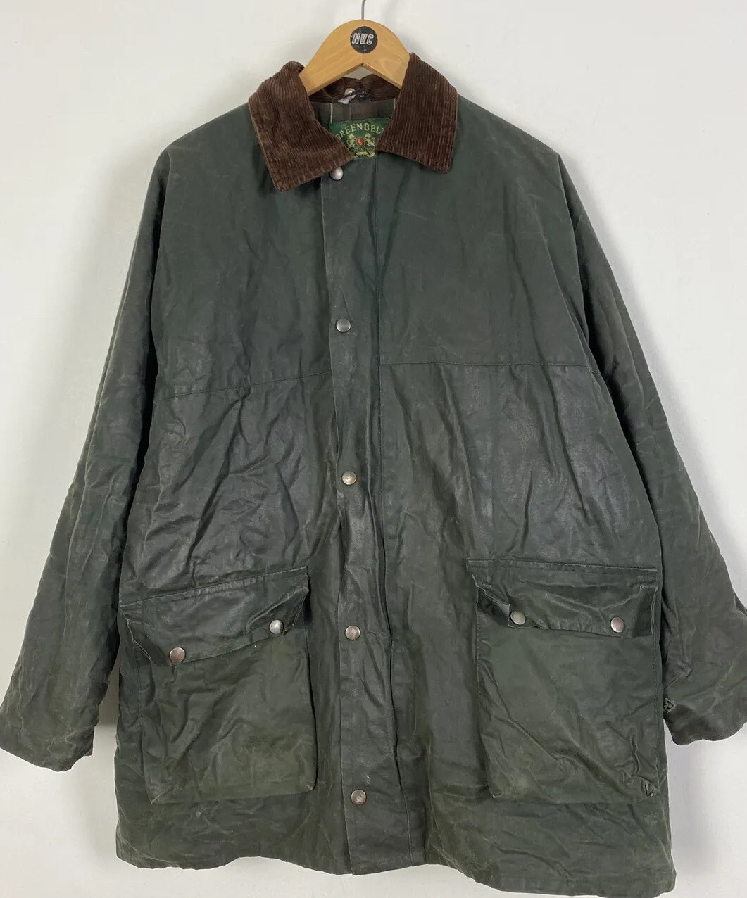 mens GreenBelt Wax jacket / Medium / Country / Worker Gem