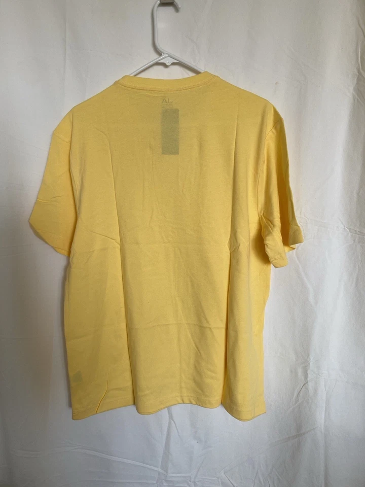 Желтая футболка John Ashford: полиэстер с коротким рукавом размер L ~ новая с ценниками ~ простой уход - Изображение 3 из 3