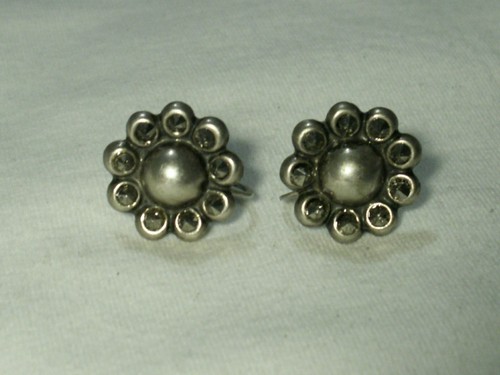 Orecchini di lusso naturale di pietra principale marcasite | Acquisti Online su